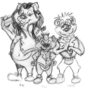 Rock bears sketch1